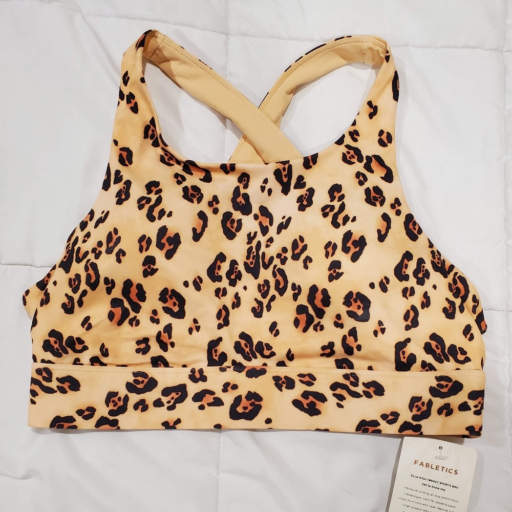 NWT Fabletics Ella High Intensity Sports Bra (L)